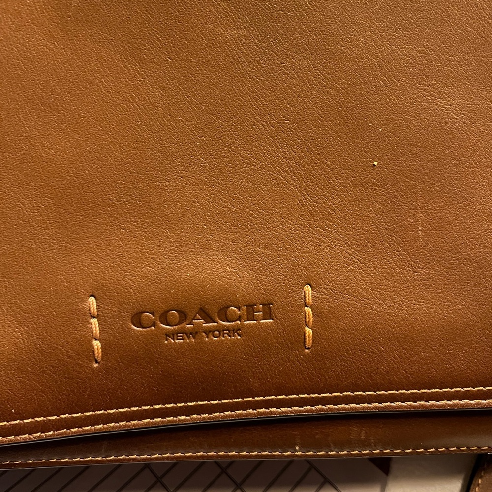 Coach Brown messenger or purse